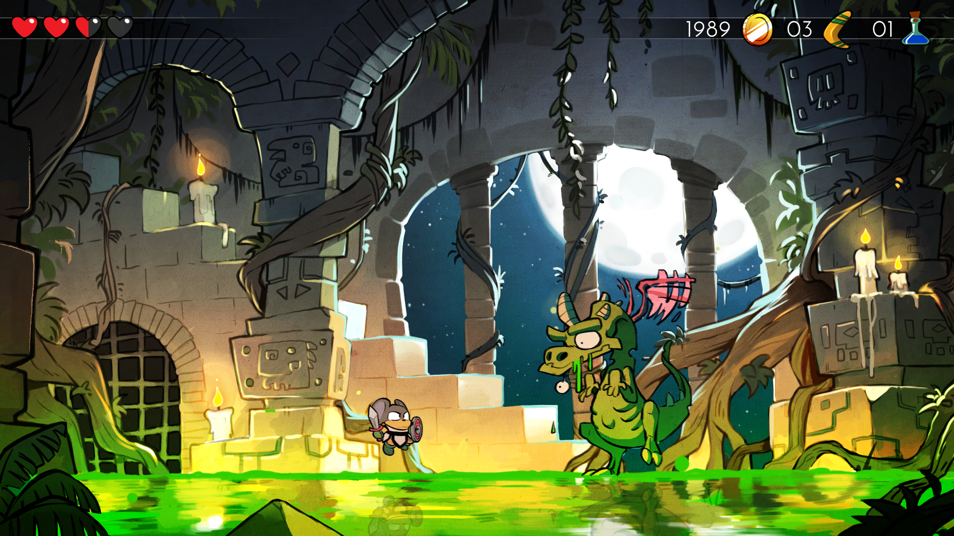 Wonder boy the dragon s trap прохождение